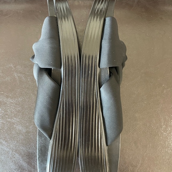 Donald Pliner Women's Black Folley Slide Sandals size 8 summer work concert - Picture 6 of 16